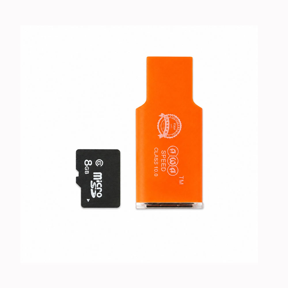 8GB Micro SD Card with FREE Card Reader | Memory Card for Mobile, Camera, CCTV & Devices